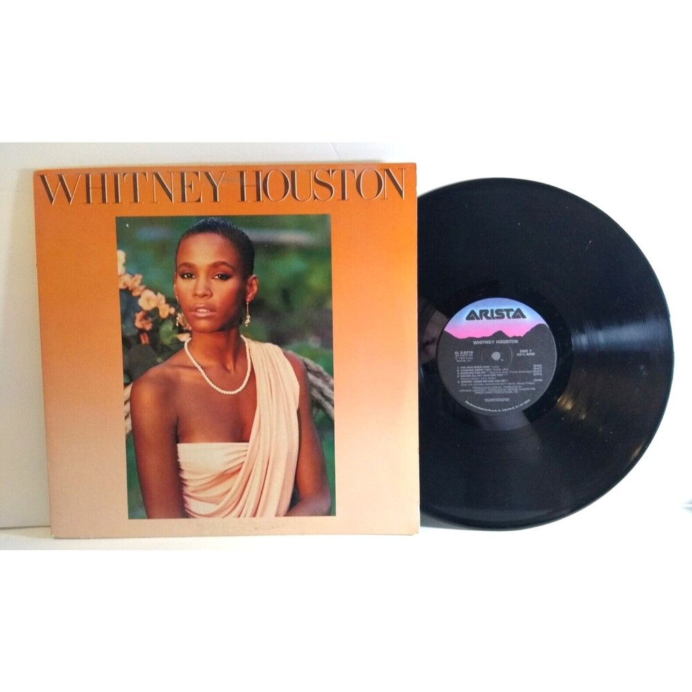 Whitney Houston TRANSLUCENT Vinyl LP Record Album 1985 Funk Soul Pop R&B